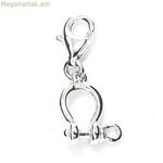 Կանացի ուլունքներ Xenox CHARM_MOSQUETON արծաթե 1 սմ