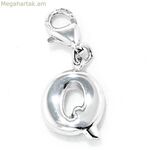 Կանացի ուլունքներ Xenox CHARM_Q արծաթագույն 1 սմ