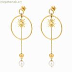 Կանացի ականջօղեր Folli Follie 3E19S130YW (7,3 սմ)