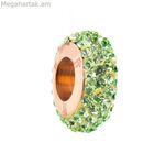 Կանացի ուլունքներ Folli Follie 3POTO24RE կանաչ (2 սմ)