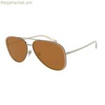 Տղամարդու արևային ակնոցներ Armani AR6084-30136H ոսկեգույն ø 60 մմ