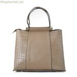 Կանացի ձեռքի պայուսակ Firenze Artegiani FA-3456-DF, շագանակագույն 28 x 25 x 13 սմ