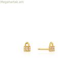 Կանացի ականջօղեր Անիա Հայե E032-03G Ստերլինգյան արծաթ 0,5 սմ