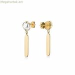 Կանացի ականջօղեր Rosefield JLPEG-J183 չժանգոտվող պողպատ 2 սմ