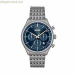 Ունիսեքս ժամացույց Hugo Boss 1514083՝ մուգ կապույտ, մուգ մոխրագույն (Ø 45 մմ)