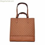 Michael Kors Kelli Brown ուսի պայուսակ 30 x 27 x 9 սմ
