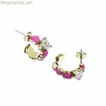 Կանացի ականջօղեր Chiara Ferragni J19AWD05 մետաղական 2 սմ