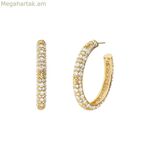 Կանացի ականջօղեր Michael Kors MKC1495AN710 Ստերլինգյան արծաթ 3,5 սմ