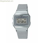 Տղամարդկանց ժամացույց Casio A700WEM-7AEF արծաթագույն