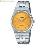Տղամարդու ժամացույց Casio դեղին արծաթագույն (Ø 35 մմ)
