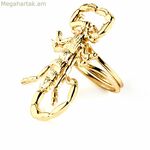 Կանացի մատանի Shabama Sahara արույրից ոսկեջրված, կարգավորվող