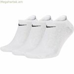 Գուլպաներ Nike SX2554-101 Սպիտակ/Սև XL