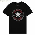 Կարճ թևքով մարզաշապիկ Converse սև