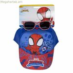 Գլխարկ և արևային ակնոցների հավաքածու՝ Spidey Red, 2 հատ