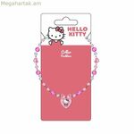 Աղջկա վզնոց Hello Kitty ֆուքսիա գույնով