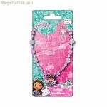 Աղջկա վզնոց Գաբբիի տիկնիկային տնակը վարդագույն