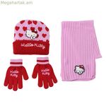 Գլխարկ և ձեռնոցներ Hello Kitty Pink
