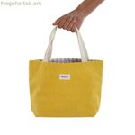 Պայուսակ Versa Corduroy դեղին 9 x 22 x 23 սմ