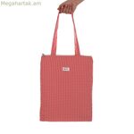 Կանացի ձեռքի պայուսակ Versa Vichy կարմիր 40 x 33 սմ