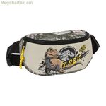 Գոտու պայուսակ «Ջուրասիկ աշխարհ» մոխրագույն 23 x 14 x 9 սմ