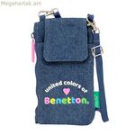 Benetton Denim պայուսակ-պարկ՝ կապույտ