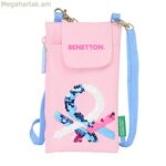 Benetton վարդագույն բջջային պայուսակ վարդագույն