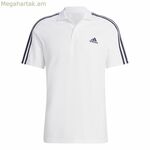 Տղամարդու կարճ թևքով պոլո շապիկ Adidas Essentials սպիտակ XL