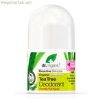 Գնդիկավոր դեզոդորանտ Dr.Organic DR00145 թեյի ծառ 50 մլ