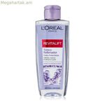 Վերականգնող մաքրող տոնիկ Revitalift L'Oreal դիմահարդարման լցոնիչներ դեմքի կնճիռների համար (200 մլ)