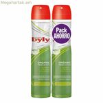 Spray Deodorant Organic Extra Fresh Byly (2 Uds)