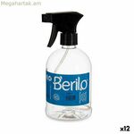 Ատոմիզատորի շիշ Berilo սև թափանցիկ պլաստիկ 500 մլ (12 հատ)