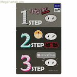 Դեմքի դիմակ՝ պիլ-օֆֆ Holika Holika Pig-clear Strong 3 Step-ով