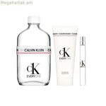 Ունիսեքս օծանելիքի հավաքածու Calvin Klein EDT բոլորի համար, 3 հատ
