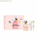 Կանացի օծանելիքի հավաքածու Marc Jacobs PERFECT EDP 3 հատ