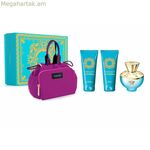 Կանացի օծանելիքի հավաքածու Versace EDT Dylan Turquoise 4 հատ