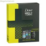 Լոգանքի հավաքածու Dove Men - Արտաքին զվարճանք, 5 հատ