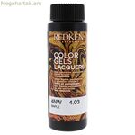 Մշտական գունավոր Redken գունավոր գելային լաք 4NW-մեղվի գույն (3 x 60 մլ)