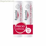 Շրթունքների բալզամ Eucerin Protector Labial Lote 2 միավոր Spf 15 փաթեթ 4,8 գ