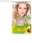Permanent Color Creme Garnier Nutrisse Nº 9.0-rubio muy claro (3 միավոր)