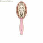 Խճճվածքները շտկող մազերի խոզանակ Ilū Bamboom վարդագույն օվալաձև