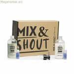 Շամպուն Mix & Shout Rutina Rizado Calmante Lote հանգստացնող 4 կտոր գանգուր մազերը