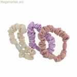 Մազերի կապիչներ Inca Beige Pink Lilac (3 հատ)