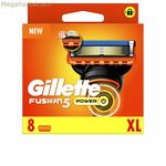 Սափրվելու համար նախատեսված սափրիչ Gillette Fusion 5 Power (8 հատ)