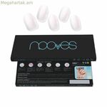 Գելային եղունգների փայլաթիթեղներ Nooves White Pearl (20 հատ)