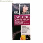 Առանց ներկի ամոնիակի ձուլման կրեմ-գլոսս L'Oreal դիմահարդարման ձուլման կրեմ-գլոսս՝ սև-սև 180 մլ