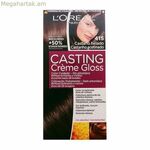 Առանց ներկի ամոնիակի ձուլման կրեմ-փայլ L'Oreal դիմահարդարման ձուլման կրեմ-փայլ «Սառցե շագանակ» 180 մլ