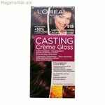 Առանց ներկի ամոնիակի ձուլման կրեմ-գլոսս L'Oreal դիմահարդարման ձուլման կրեմ-գլոսս շոկոլադե-շագանակագույն 180 մլ