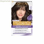 Permanent Color Creme L'Oreal Make Up Excellence Cool Creme 4.11-castaño ceniza intenso