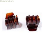 Clip Inca Pinza Concha Francesa Brown