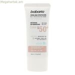 Արևապաշտպան քսուք շագանակագույն բծերի դեմ՝ բազմապաշտպան գույնով, Babaria արևապաշտպան բազմապաշտպան SPF 50+ 50 մլ